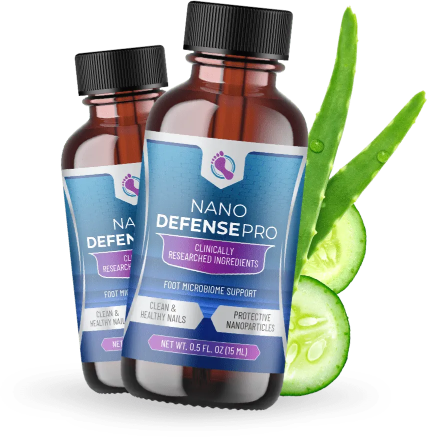 Nano Defense Pro Official Bottle - Revolutionary Skin and Nail Health Supplement
